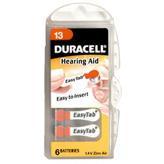 Duracell Μπαταρίες Βαρηκοΐας Activair DA13 (6τμχ)