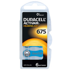 Duracell Μπαταρίες Βαρηκοΐας Activair DA675 (6τμχ)