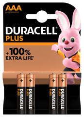 Duracell Μπαταρίες Plus Power LR03 AAA (4τμχ)