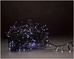 Entac Χριστουγεννιάτικα Λαμπάκια IP44 400 LED Ψείρες Ψυχρό 8m