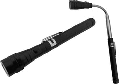 Entac Φακός με Τηλεσκοπικό Λαιμό 1W Αλουμινίου