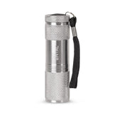 Entac Φακός Χειρός 1W 9LED ALU Ασημί