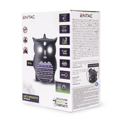 Entac Ηλιακό Αντικουνουπικό Φωτιστικό Κήπου Κρεμαστό UV