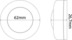 Entac Mini Φορητό Φωτάκι Νυκτός 0.45W RGB RC Σετ 6τμχ