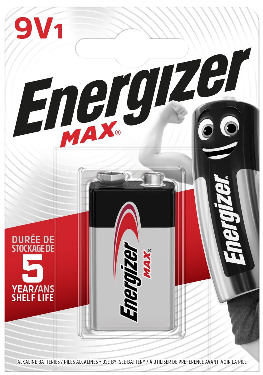 Energizer Μπαταρία Max Αλκαλική 9V (1τμχ)