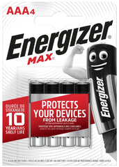 Energizer Μπαταρίες Max Αλκαλικές AAA (4τμχ)