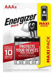 Energizer Μπαταρίες Max Αλκαλικές AAΑ (8τμχ)