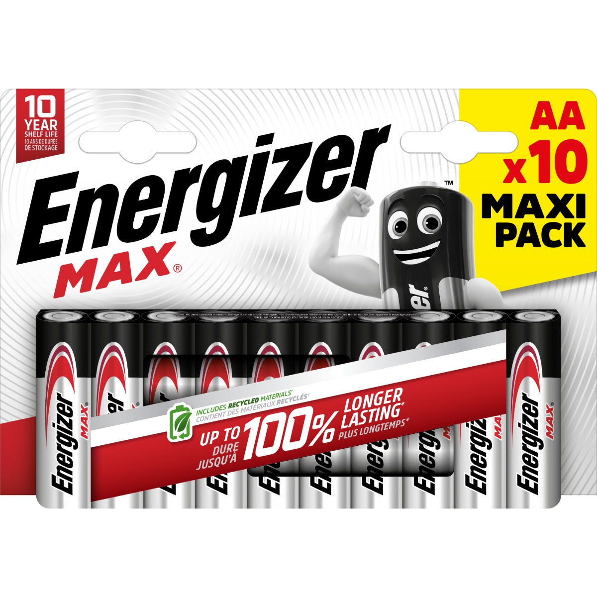 Energizer Αλκαλικές Μπαταρίες Max AΑ (10τμχ)