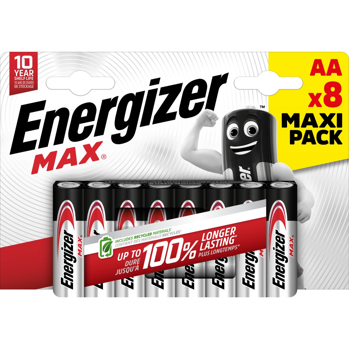 Energizer Αλκαλικές Μπαταρίες Max AΑ (8τμχ)