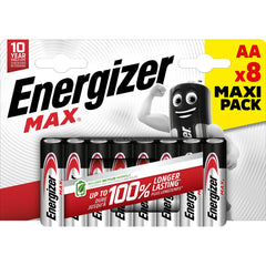 Energizer Αλκαλικές Μπαταρίες Max AΑ (8τμχ)