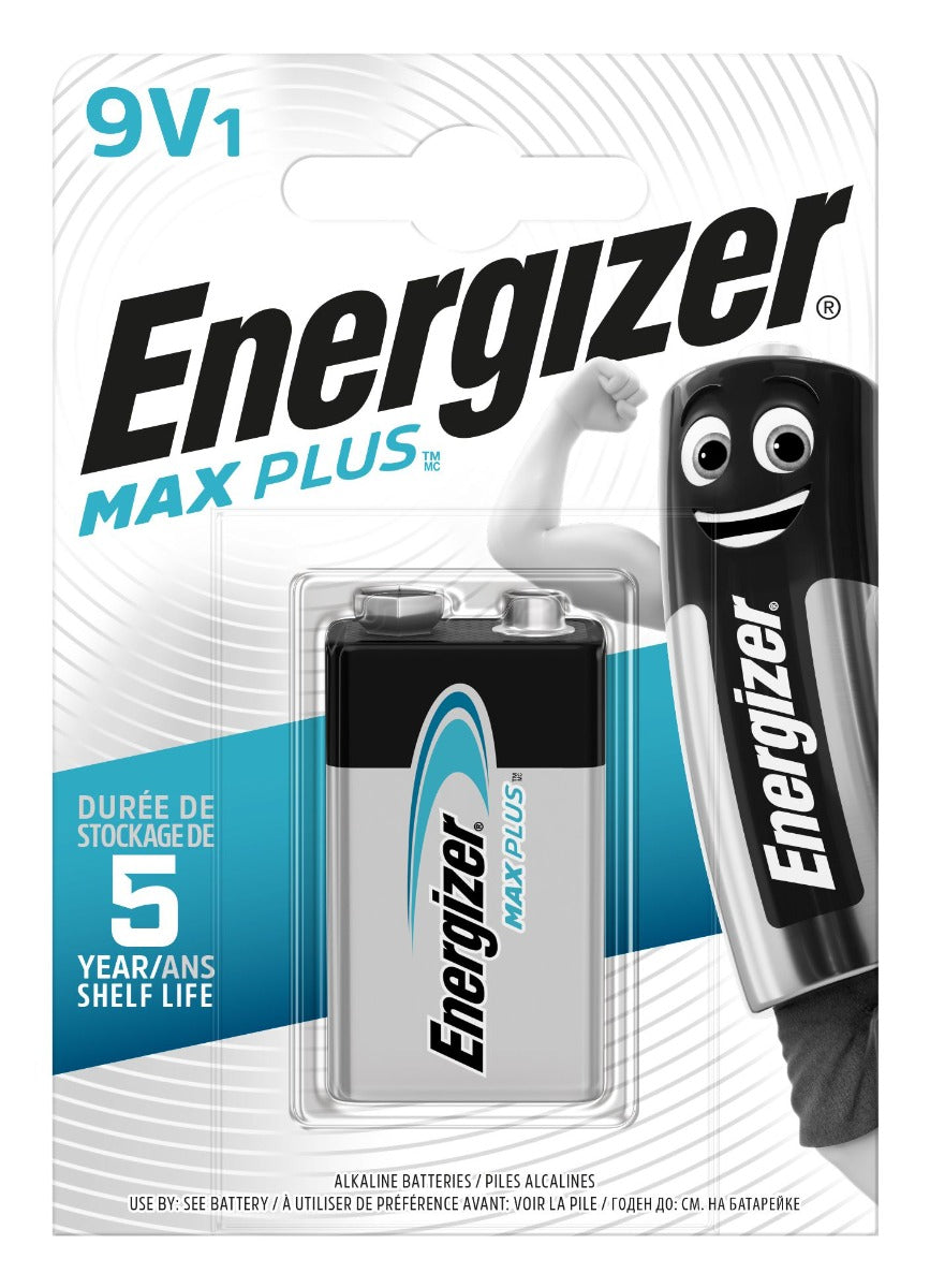 Energizer Μπαταρία Max Plus Αλκαλική 9V (1τμχ)