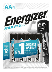 Energizer Μπαταρίες Max Plus Αλκαλικές ΑΑ (4τμχ)