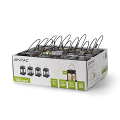 Entac Ηλιακό Κρεμαστό Φανάρι Κήπου WW με Χάλκινο Σύρμα και Micro LED 12τμχ