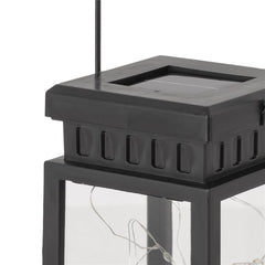 Entac Ηλιακό Κρεμαστό Φανάρι Κήπου WW με Χάλκινο Σύρμα και Micro LED 12τμχ