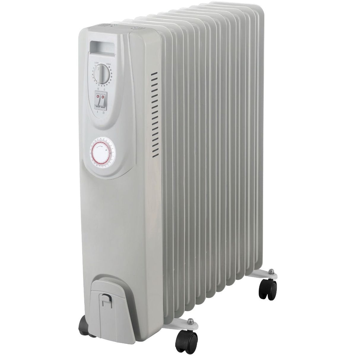 Entac Καλοριφέρ Λαδιού 11 Φετών 2500W Λευκό με Χρονοδιακόπτη