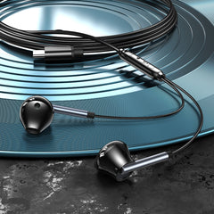 XO EP66 Επίπεδα Ακουστικά Handsfree Ψηφιακής Αποκωδικοποίησης Crescent Type-C