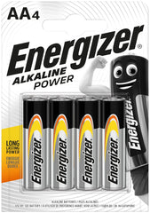 Energizer Μπαταρίες Power Αλκαλικές AA (4τμχ)