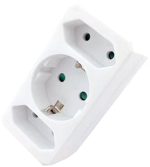 Entac Αντάπτορας Σούκο σε 2 Διπολικά & 1 Σούκο EPAG-1EE2E