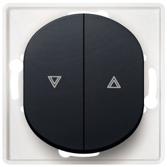 EON E6075.0 Διακόπτης Κουμπί για Ρολά Χωρίς Πλαίσιο Κάλυψης Λευκός