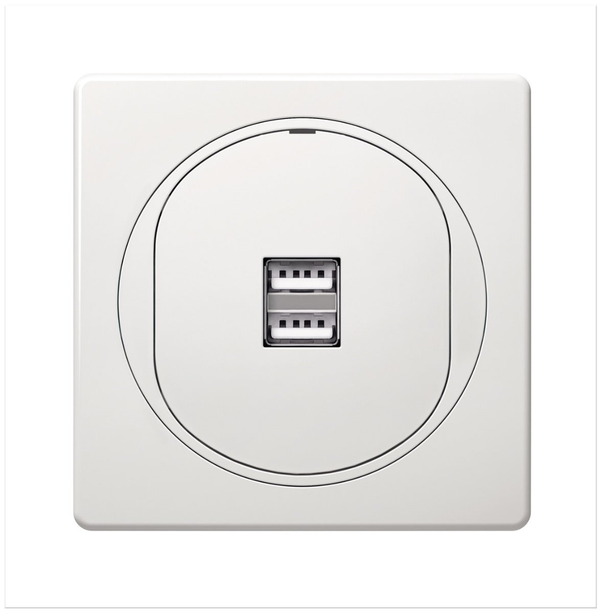 EON 2xUSB Πρίζα Φόρτισης 2.1A 5V Λευκή