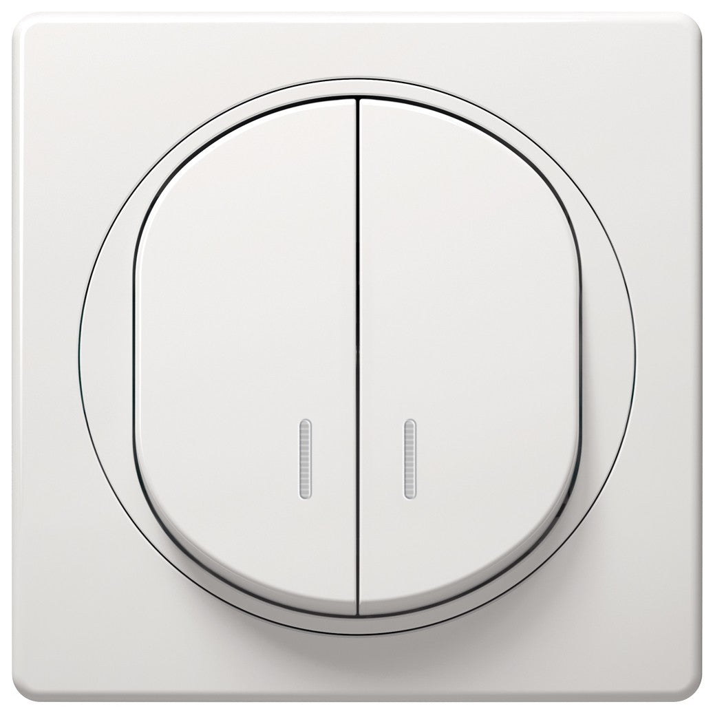 EON E626.00 Σειριακός Διακόπτης με Ένδειξη Λευκός