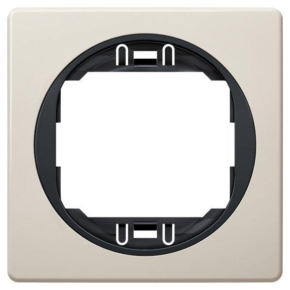 EON E6801.9E Πλαίσιο μιας Θύρας 80x80 Μπεζ με Μαύρο Στήριγμα