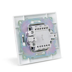 Entac 101 Arnold Εντοιχισμένος Διακόπτης Τοίχου Μονοπολικός Λευκός