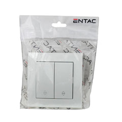 Entac 106+6 Arnold Εντοιχισμένος Εναλλακτικός Διακόπτης Λευκός