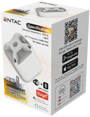 Entac Smart Mini Ανιχνευτής Φωτιάς & Θερμότητας με WIFI TUYA