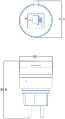 Entac Εξωτερική Πρίζα WIFI IP44