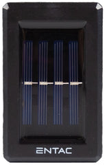 Entac Ηλιακό Φωτιστικό Τοίχου 1W 2 Δέσμες Θερμό