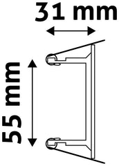Avide GU10 Πλαίσιο Στρογγυλό Χρώμιο