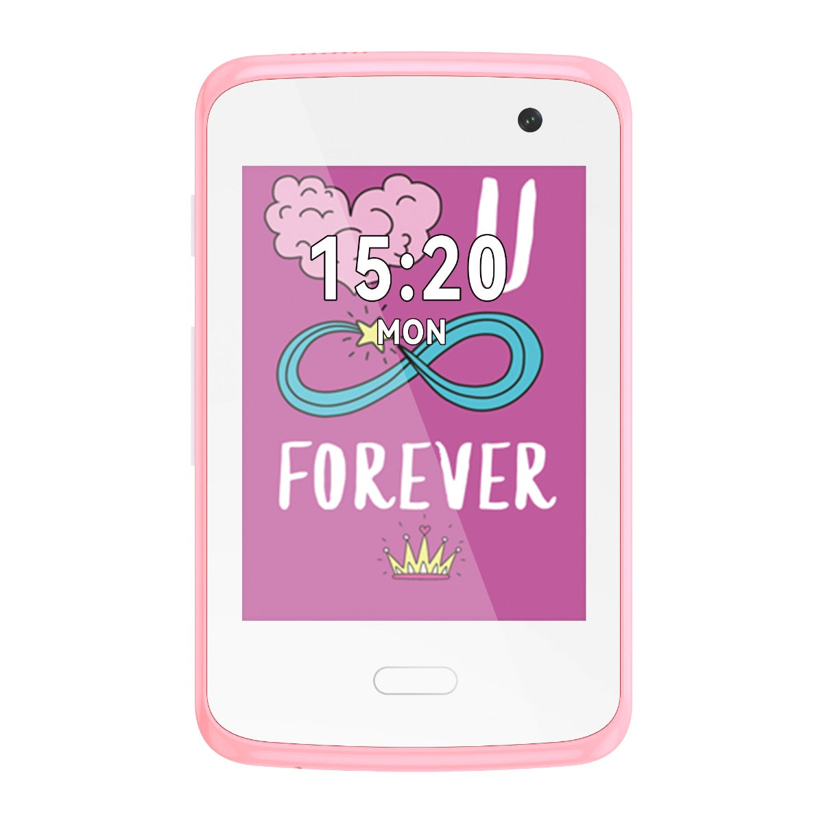 XO H150 Smart 2G Παιδικό Κινητό Τηλέφωνο 2.8" Λευκό+Ροζ