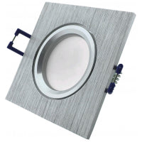 Avide GU10 Πλαίσιο Τετράγωνο Αλουμίνιο