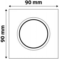 Avide GU10 Πλαίσιο Τετράγωνο Αλουμίνιο
