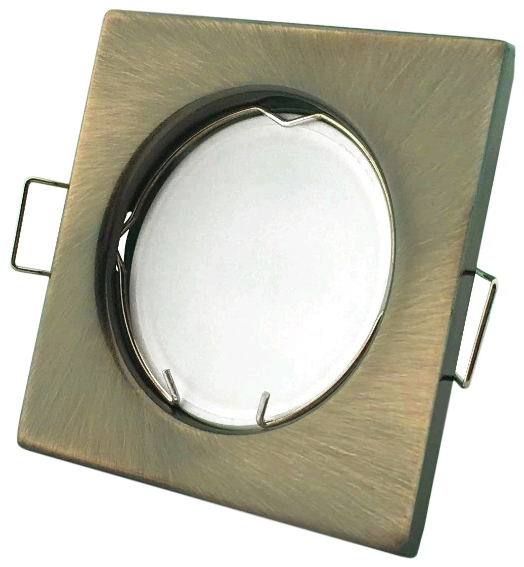 Avide GU10 Πλαίσιο Τετράγωνο Χαλκός