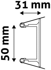 Avide GU10 Πλαίσιο Τετράγωνο Χαλκός