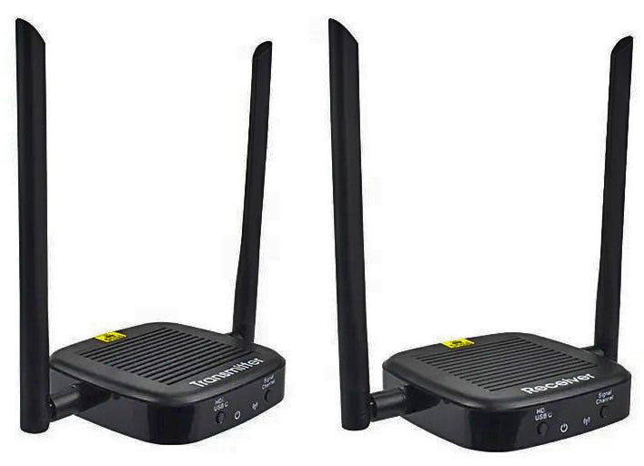 Ασύρματος Πομπός και Δέκτης HDMI με Έξοδο Type C Loop 200m