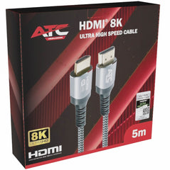 ATC HDMI 2.1V 8K Premium Καλώδιο 60Hz 5m
