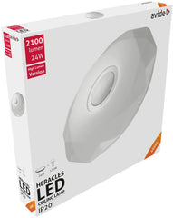 Avide LED Μοντέρνα Πλαφονιέρα Οροφής Heracles 24W 395x66mm Λευκό 4000K