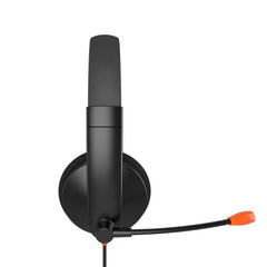 Meetion HP002U Ενσύρματο Ακουστικό Τηλεφωνίας USB / Μαύρο