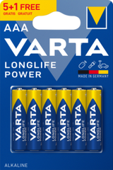 Varta Αλκαλική Longlife Power Μπαταρία LR3 AAA BL 5+1