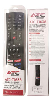 ATC T-1638 Τηλεχειριστήριο Universal για Vestel