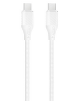 XO NB-Q291B Καλώδιο Δεδομένων Type-C σε Type-C 60W Λευκό