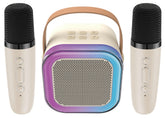 ATC-13 Ασύρματο Ηχείο Καραόκε με 2 Μικρόφωνα 5W RGB