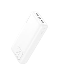 XO PR183 Power Bank με Φωτεινή Ένδειξη 20000mAh Λευκό