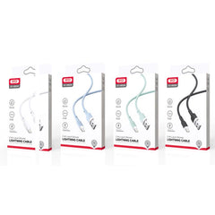 XO NB208A Καλώδιο Μεταφοράς Δεδομένων Type-c σε Lightning 20W Σιλικόνης Πράσινο