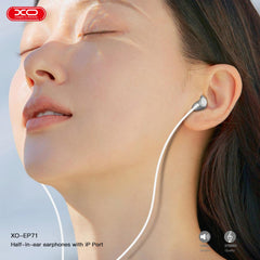 XO EP71 Μεταλλικά Ακουστικά Original Series Cracked Version Lightning in ear digital call