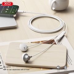 XO EP71 Μεταλλικά Ακουστικά Original Series Cracked Version Lightning in ear digital call