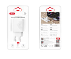 XO L160(EU) Φορτιστής Γρήγορης Φόρτισης 20W 1USB-C